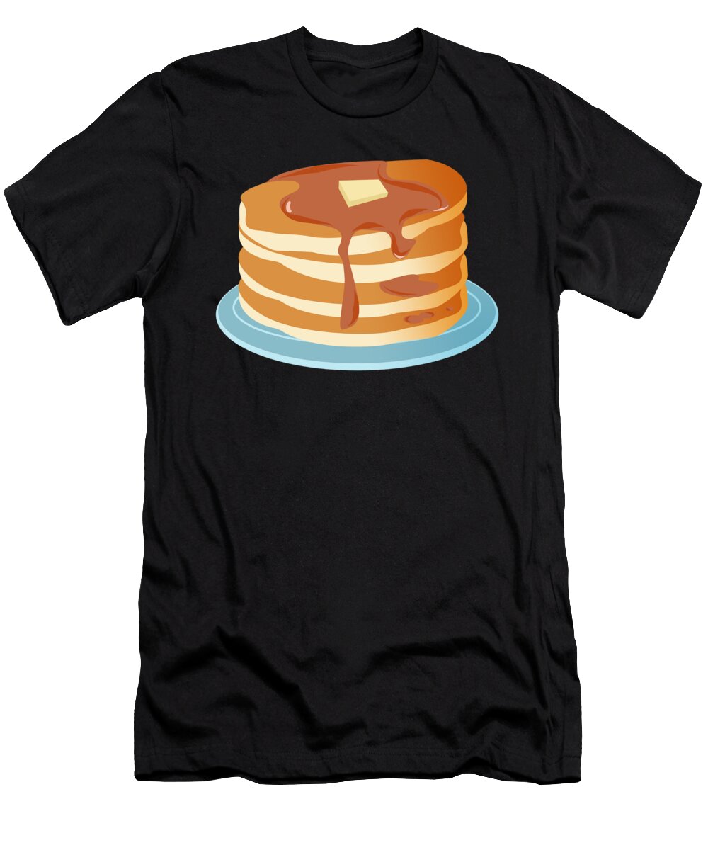 Tasty Pancakes Foodie Gift Muc Designs T-Shirt