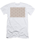 Taupe and White Stripe Cube Tile Pattern 2 Pairs De 2022 Trending Color Frontier Land De6074 Petite Pattern Minimal Graphic Designs T-Shirt