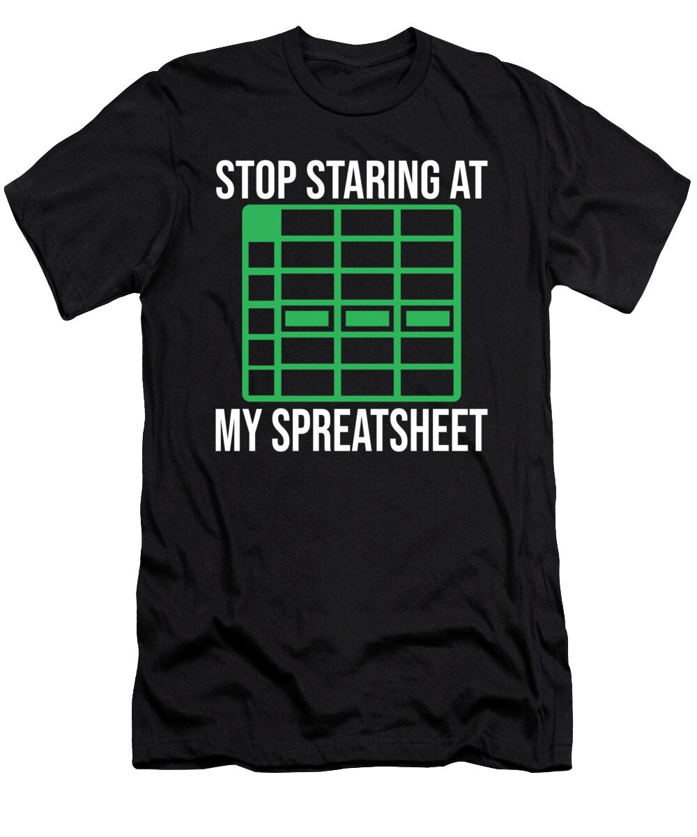 Tax Accountant Funny Spreadsheet Me T-Shirt
