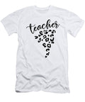 Teacher Leopard Heart Design for School Educators Jensen Cena T-Shirt