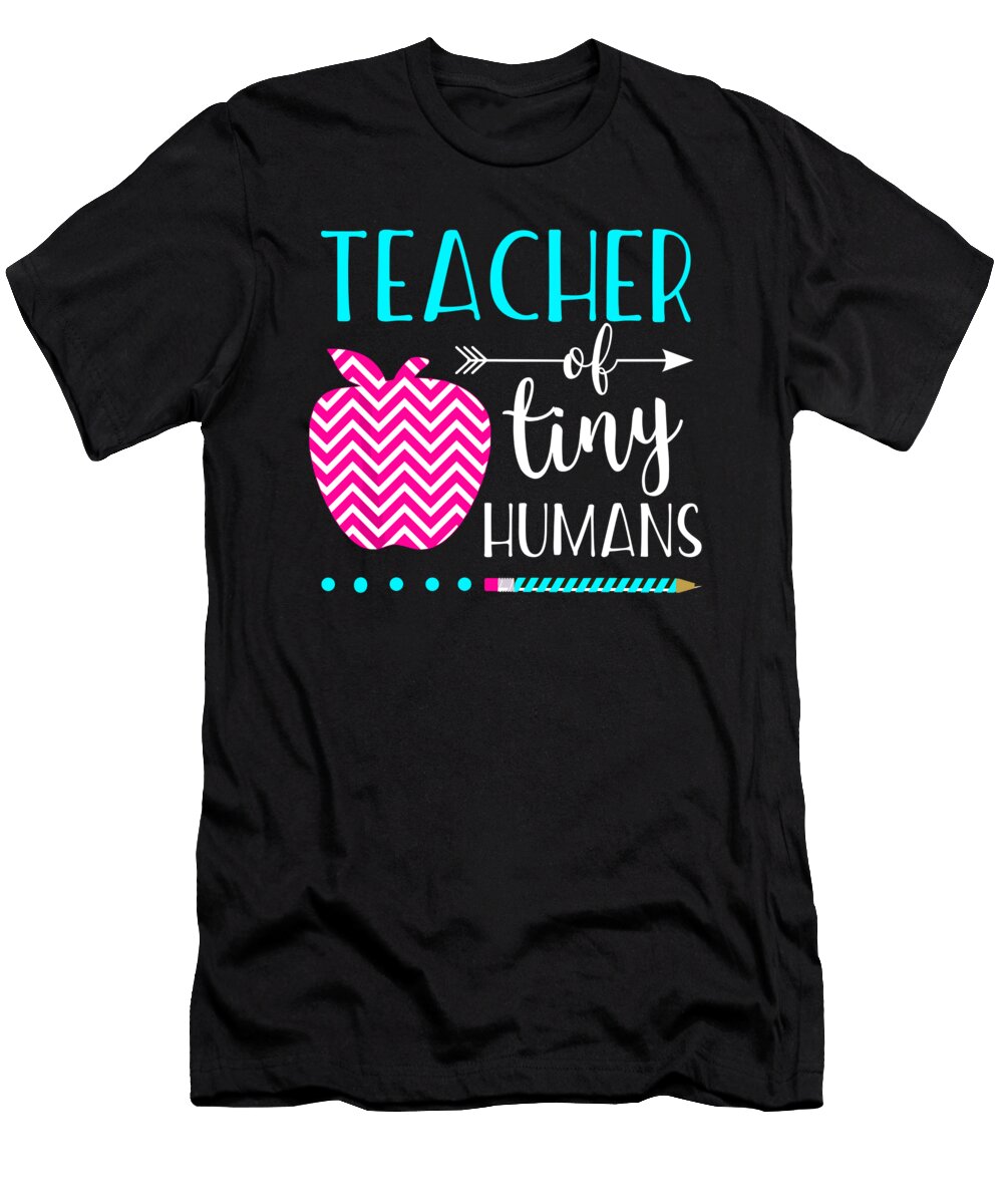 Teacher of Tiny Humans Funny Kindergarten Prek Teacher 1 T-Shirt