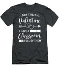 Teacher Valentines Day Funny Classroom School Saadv Iman T-Shirt
