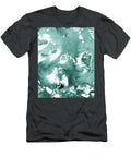 Teal Blue Abstract Cool Waters Watercolor Splashes Ii Irina Sztukowski T-Shirt