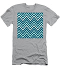 Teal Blue Chevron Bimbys T-Shirt