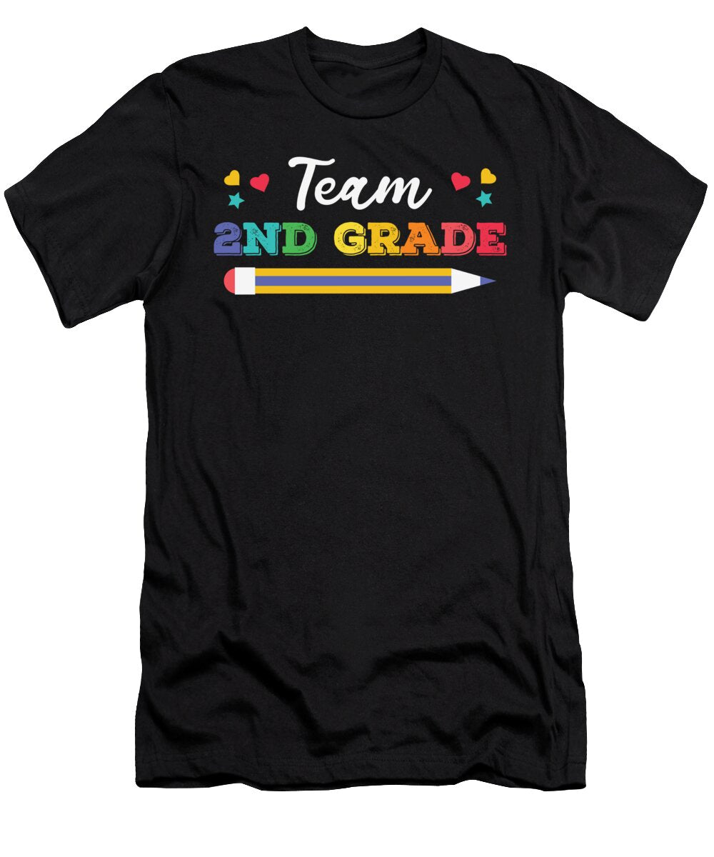 Team 2nd Grade Funny for 2nd Graders Licensed Art T-Shirt