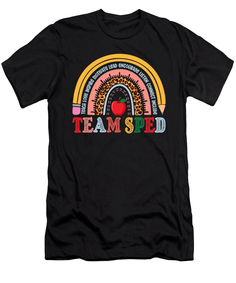 Team Sped Teacher Rainbow Tinh Tran Le Thanh T-Shirt