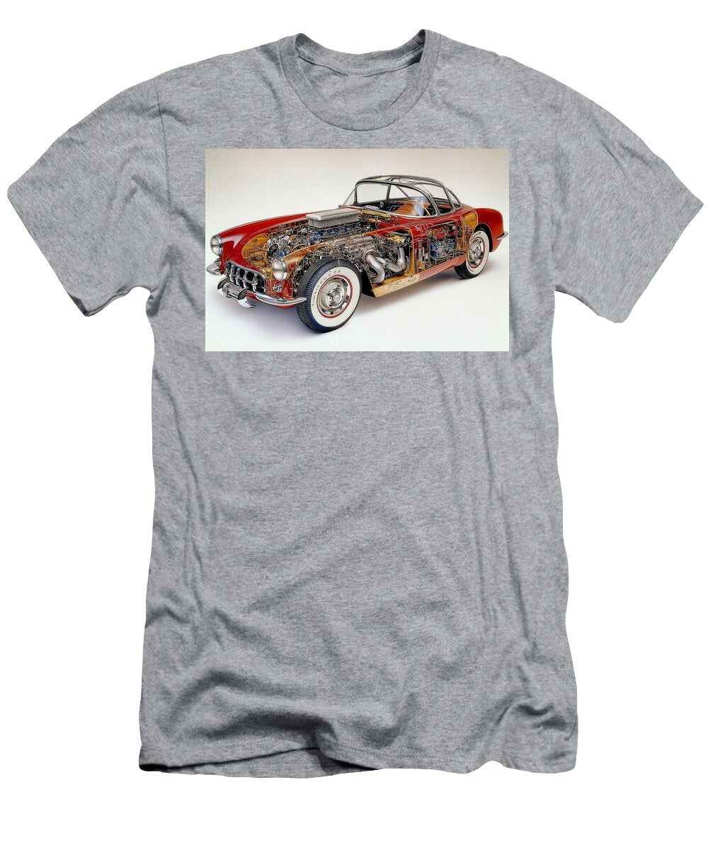 Technical Breakdown of the Classic Corvette Frederick Vellani T-Shirt