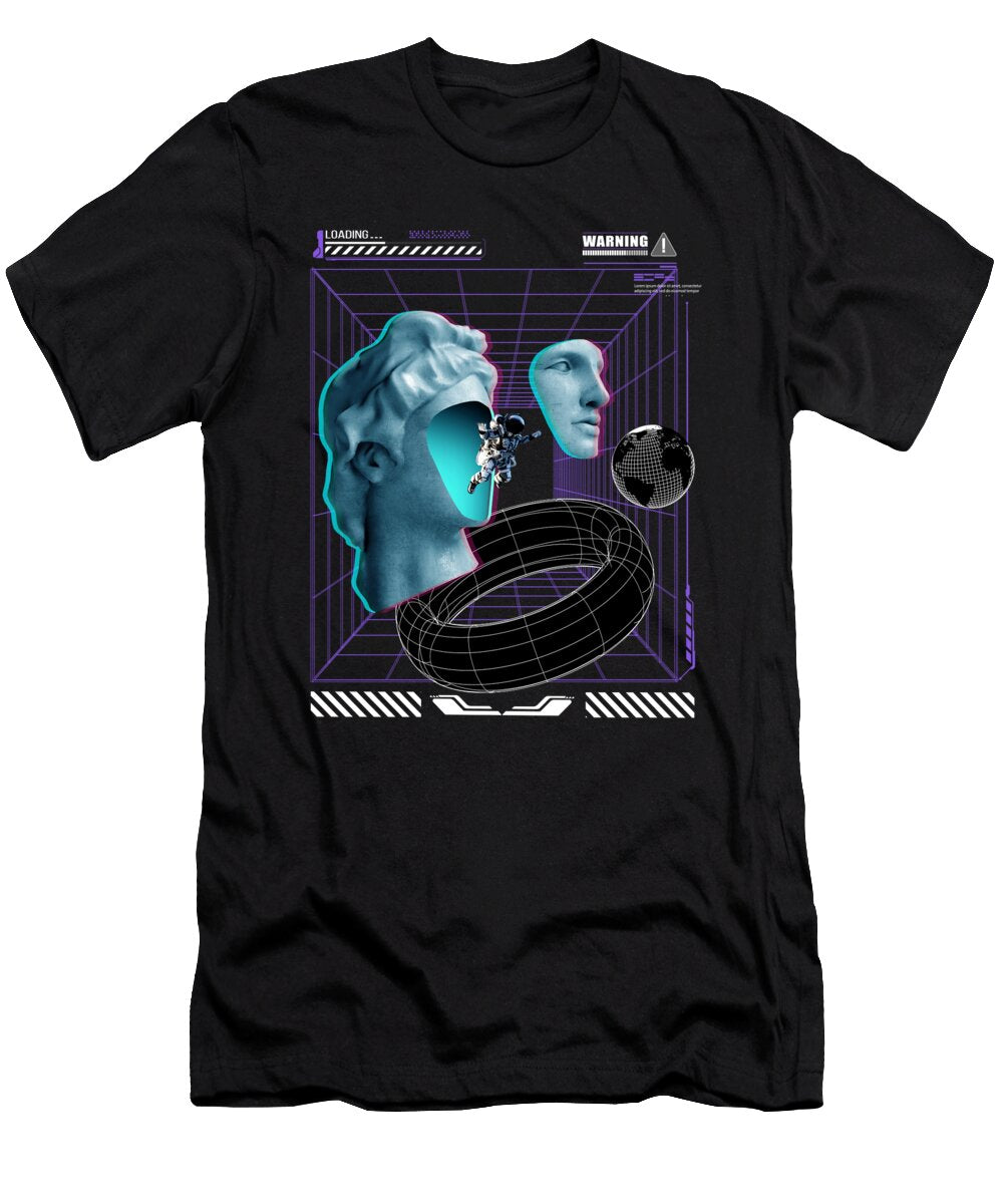 Techno Raver Festival Edm Astronaut Moon T-Shirt
