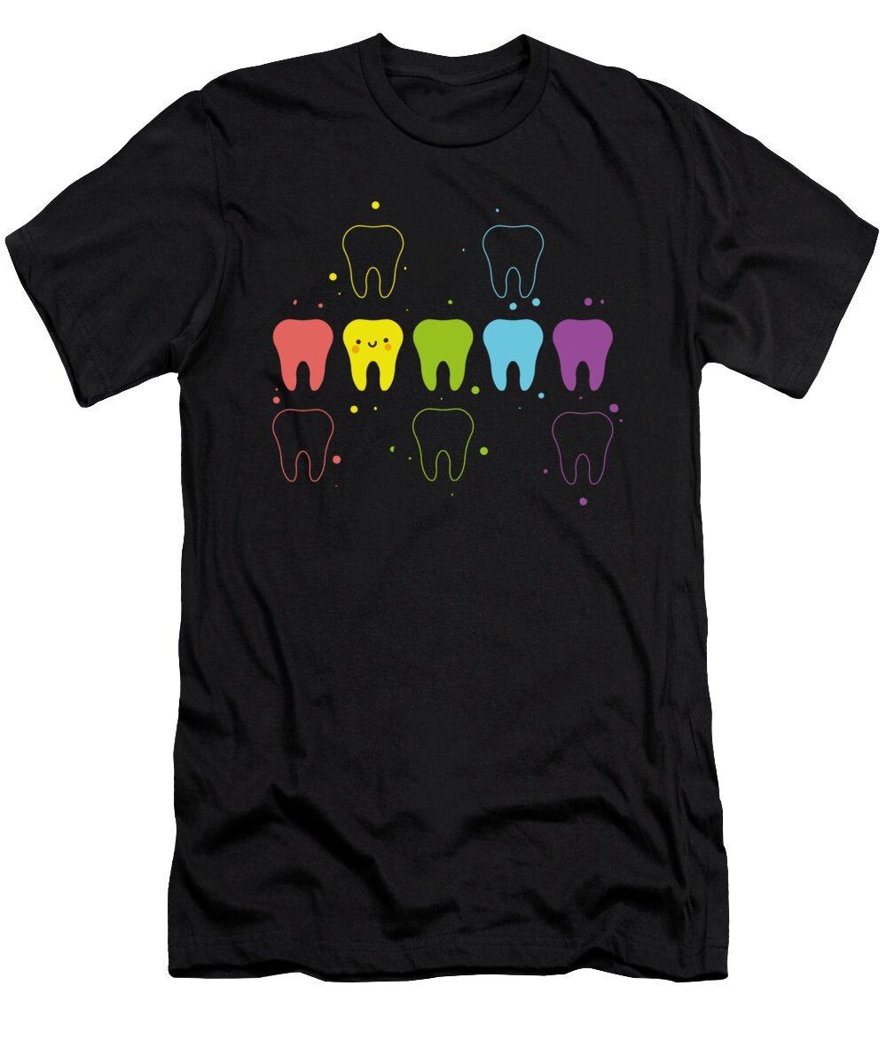 Teeth Dentist Dental Hygienist Assistant Maximus Designs T-Shirt