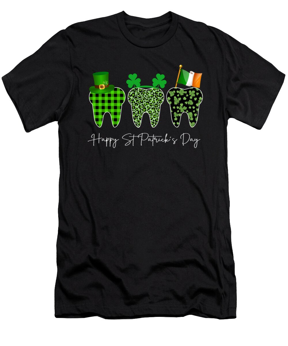 Teeth Dentist St Patricks Day 2022 Dental Tinh Tran Le Thanh T-Shirt