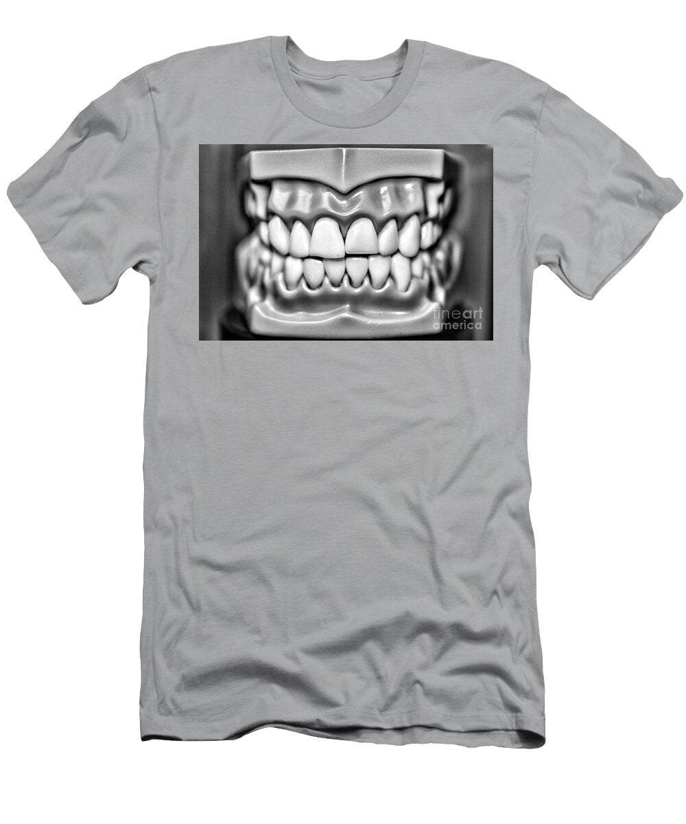 Teeth Show Those Pearly Whites Black and White Paul Ward T-Shirt