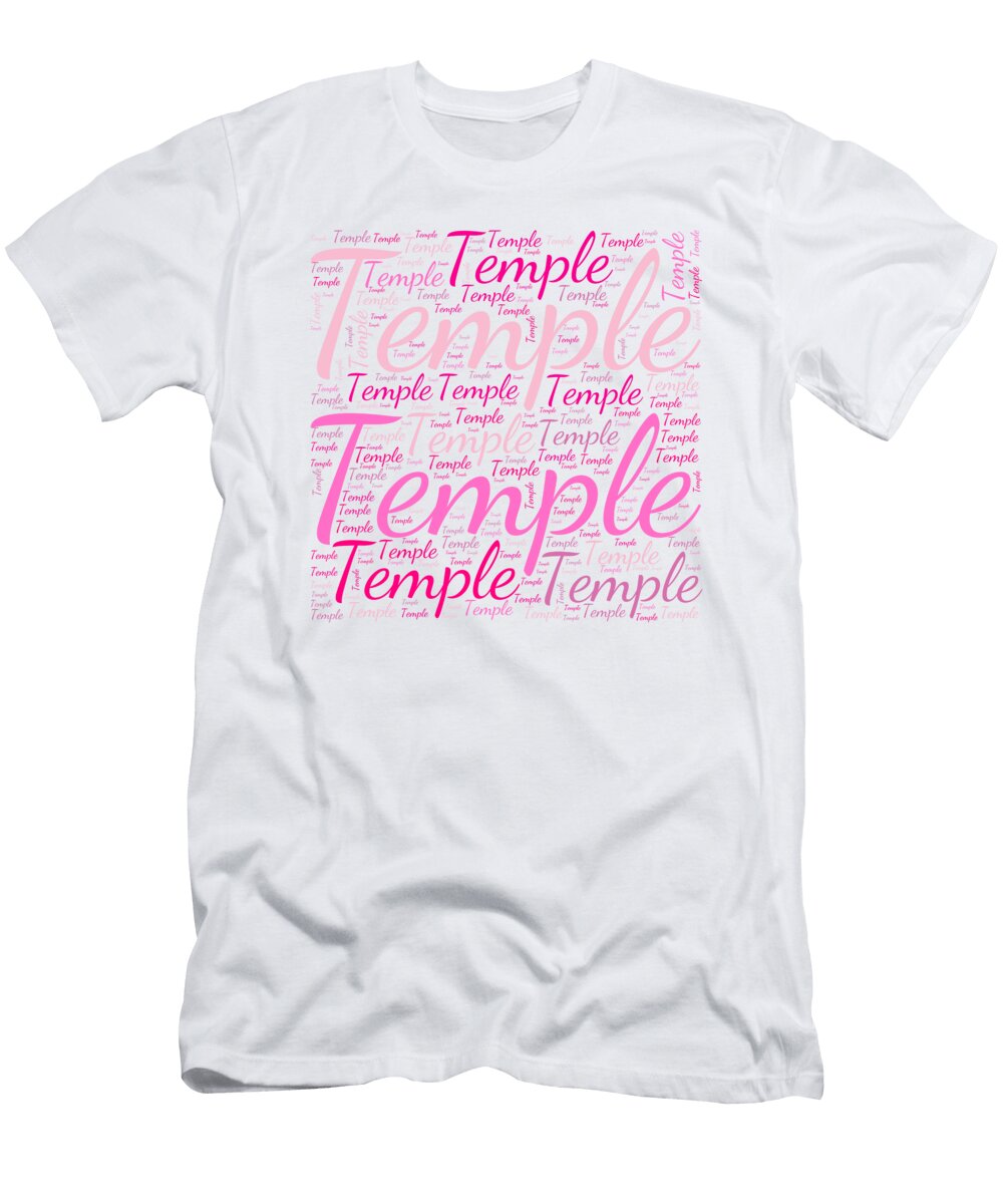 Temple Names Without Frontiers Vidddie Publyshd T-Shirt
