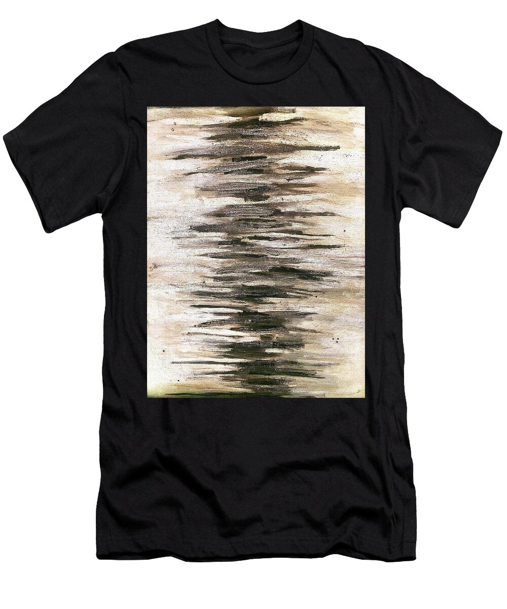Textured Neutral Abstract Alyssa Bordenaro T-Shirt