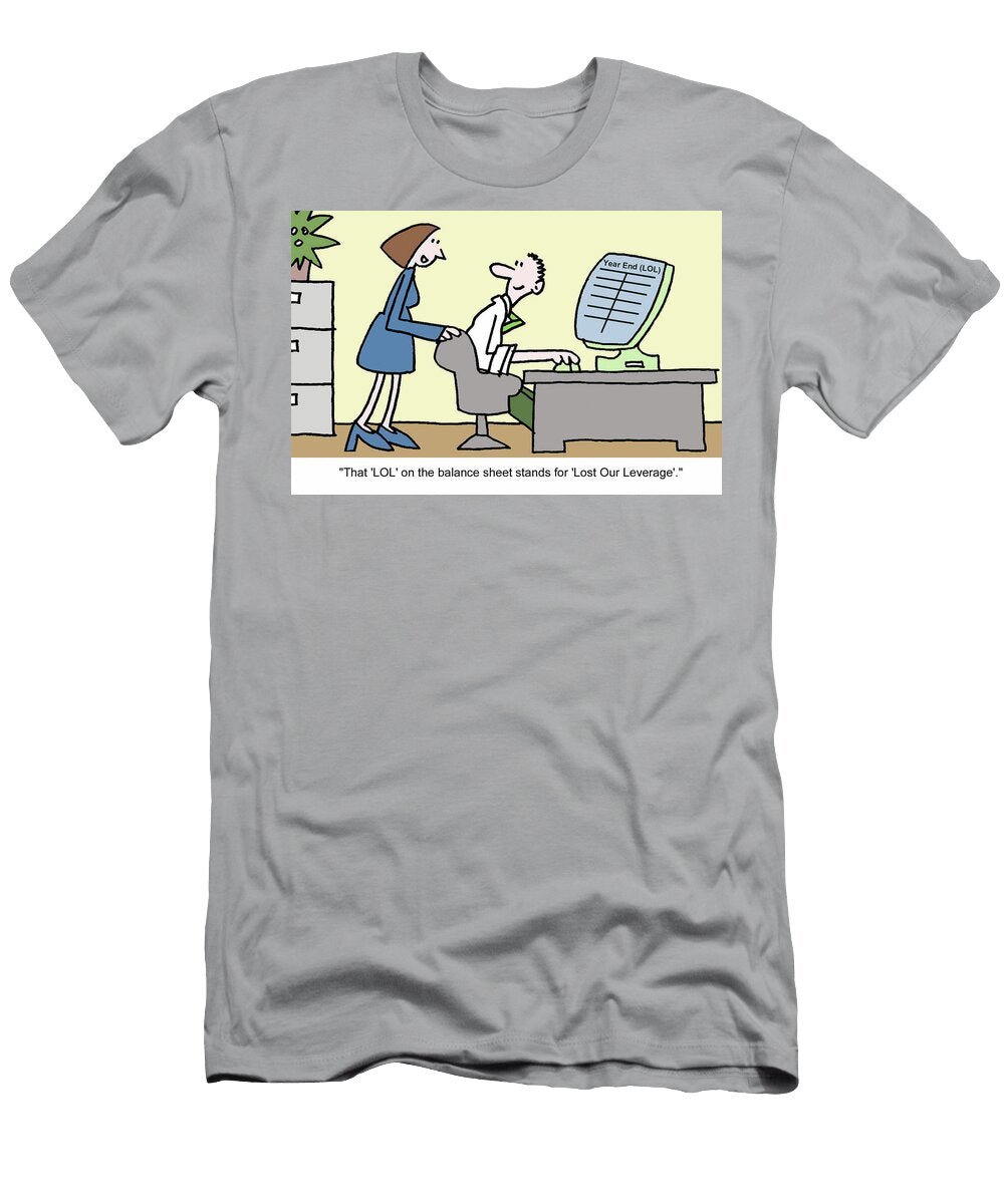 That Lol on the Balance Sheet Stands for Lost Mike Flanagan T-Shirt