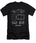 The 240z Blueprint in Black Mark Rogan T-Shirt