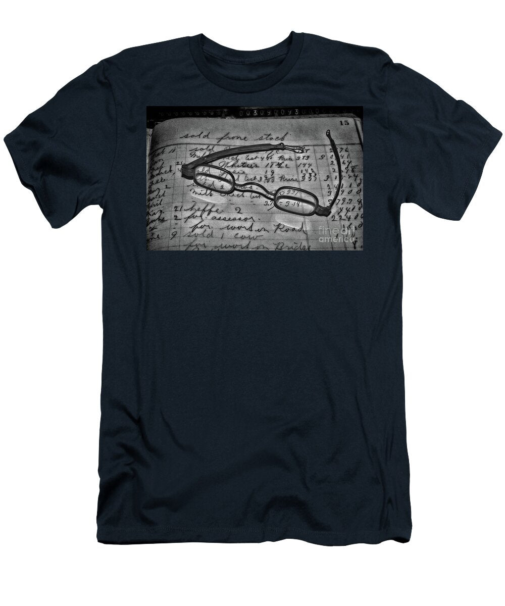 The Accountants Book in Black and White Paul Ward T-Shirt