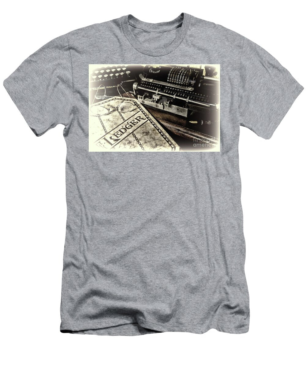 The Adding Machine Pinwheel Calculator 2 Artistic Paul Ward T-Shirt