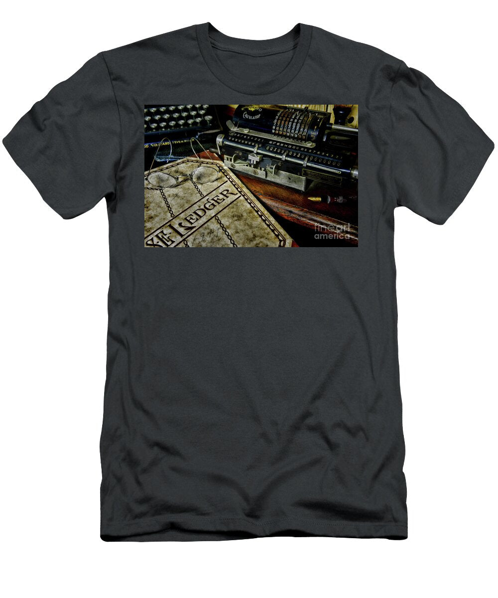 The Adding Machine Pinwheel Calculator 2 Paul Ward T-Shirt