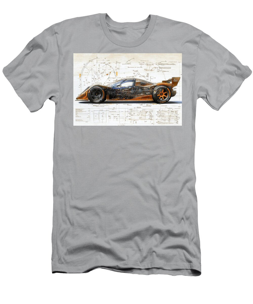 The Aerodynamic Codex of Niki Lauda Frederick Vellani T-Shirt
