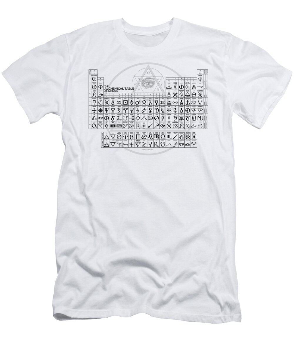 The Alchemical Table of Symbols Craphe Studio T-Shirt