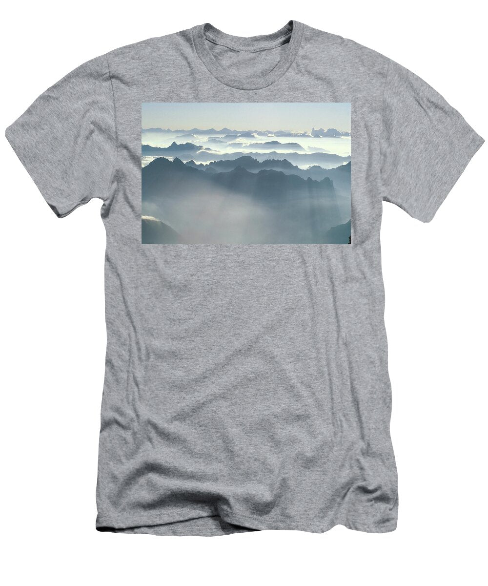 The Alps View From a Helicoptre Mario Colonel T-Shirt