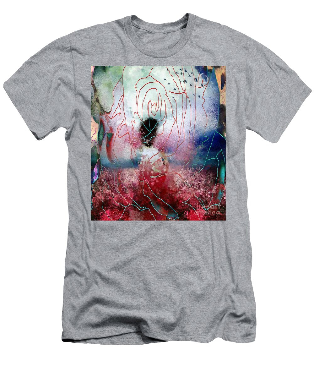 The Angel of Life Enveloped in What Was and Is and Will Be Catherine Lott T-Shirt