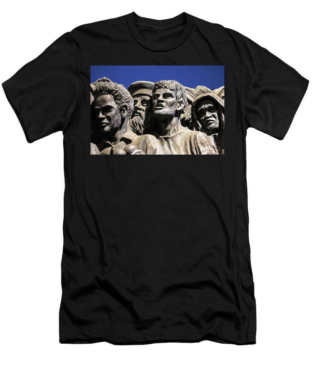 The Angels Unawares By Timothy Schmalz Statues Portrait Part Ii Soraya Dapuzzo T-Shirt
