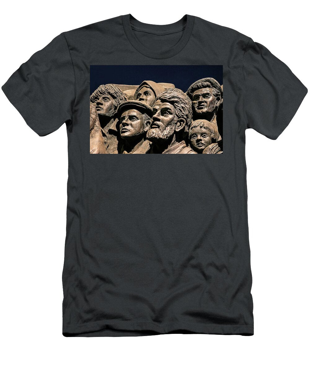 The Angels Unawares By Timothy Schmalz Statues Portrait Part Vi Soraya Dapuzzo T-Shirt