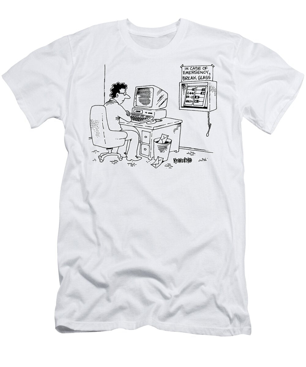 The Antiquated Adding Machine in Case of Emergencies Dan Rosandich T-Shirt