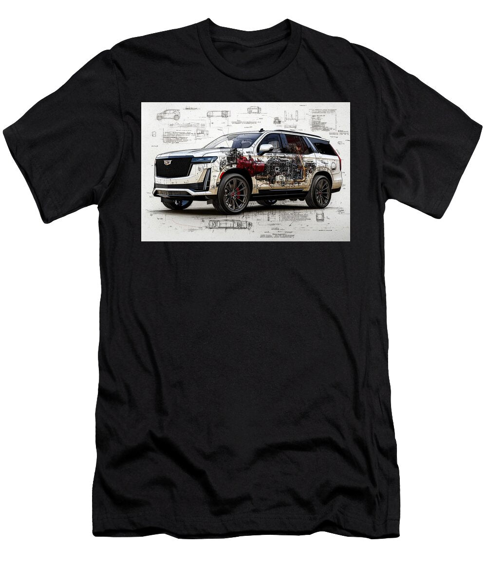 The Art of American Luxury in Motion Frederick Vellani T-Shirt