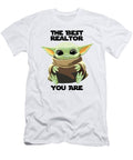 The Best Realtor You Are Cute Baby Alien Funny Gift for Coworker Present Gag Office Joke Sci Fi Fan Funnygiftscreation T-Shirt