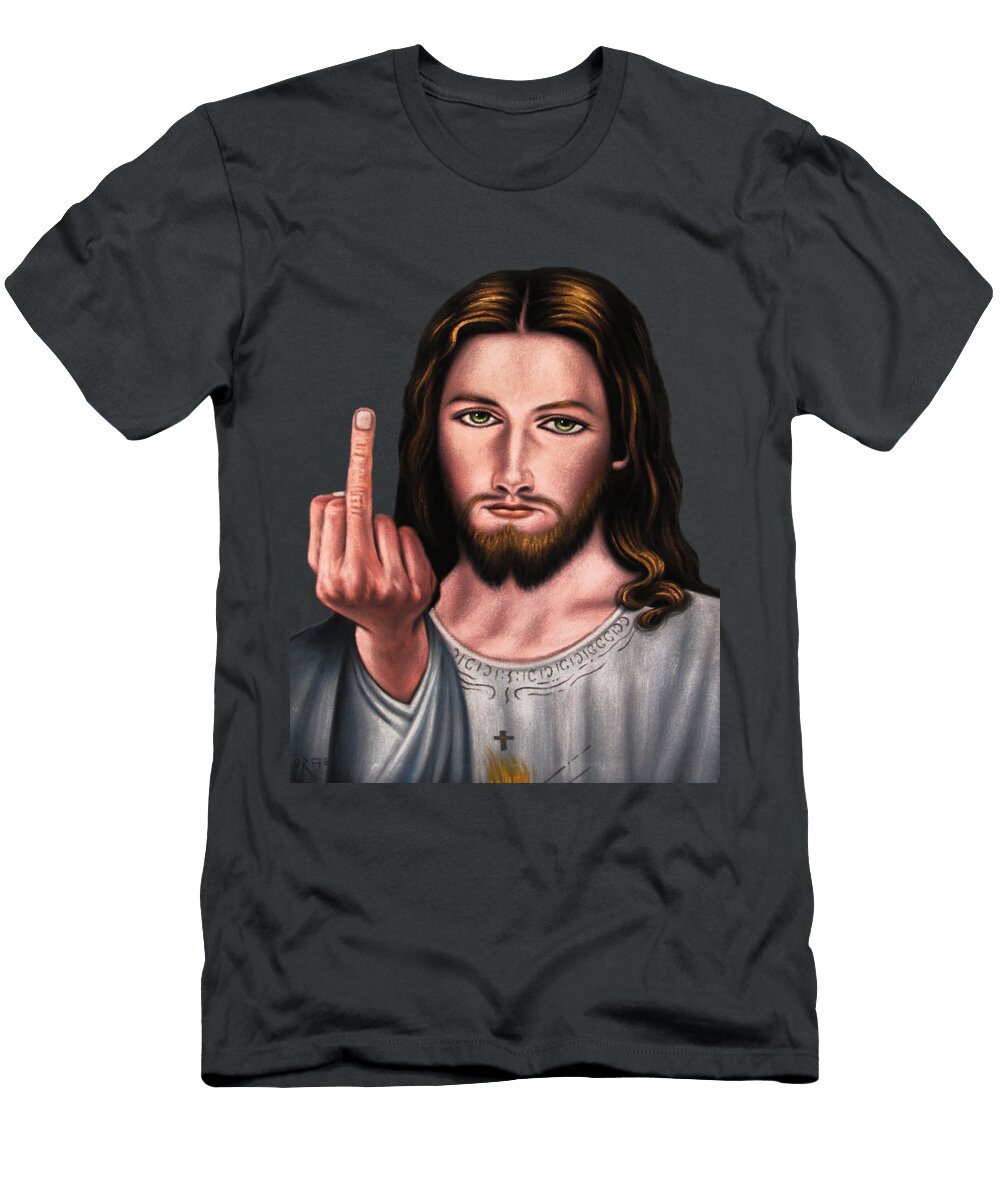 The Bird of Christ Oil on Velvet By Jorge Torrones Version 6 Jorge Terrones T-Shirt