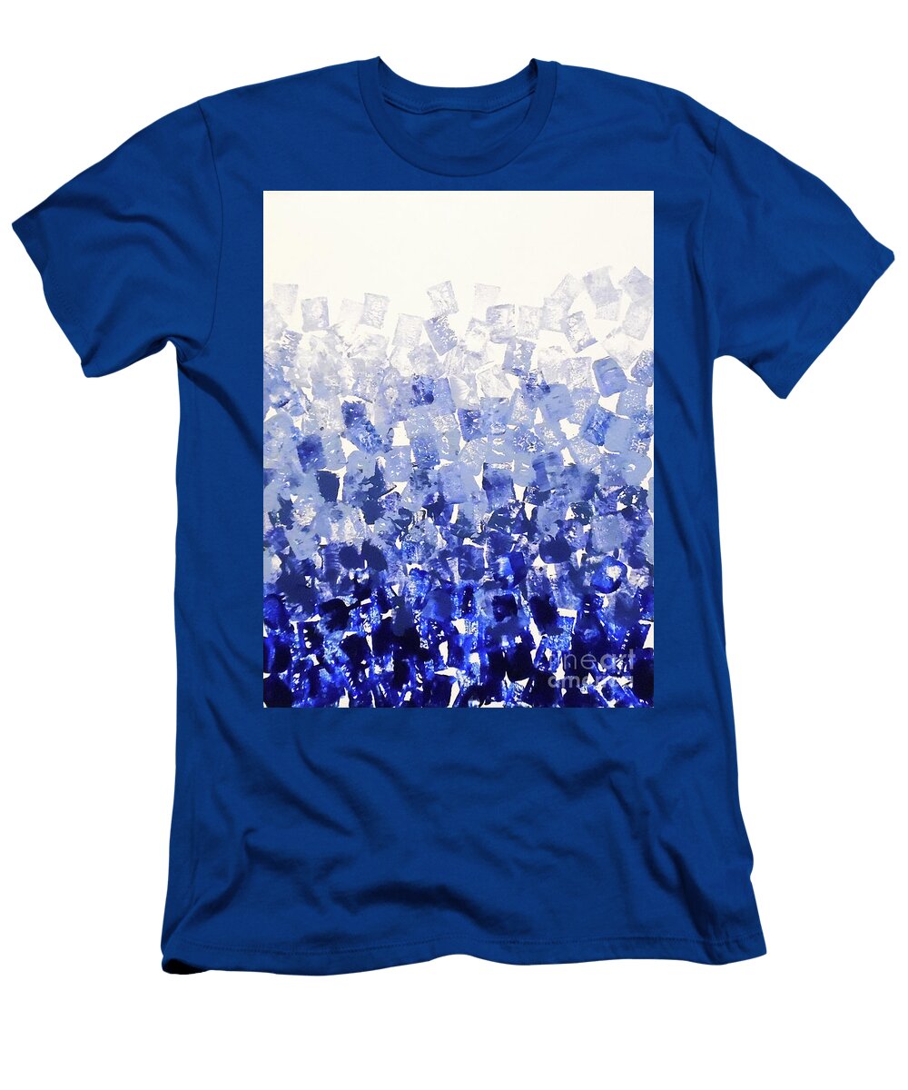 The Blues Blocks Jilian Cramb Amothersfineart T-Shirt