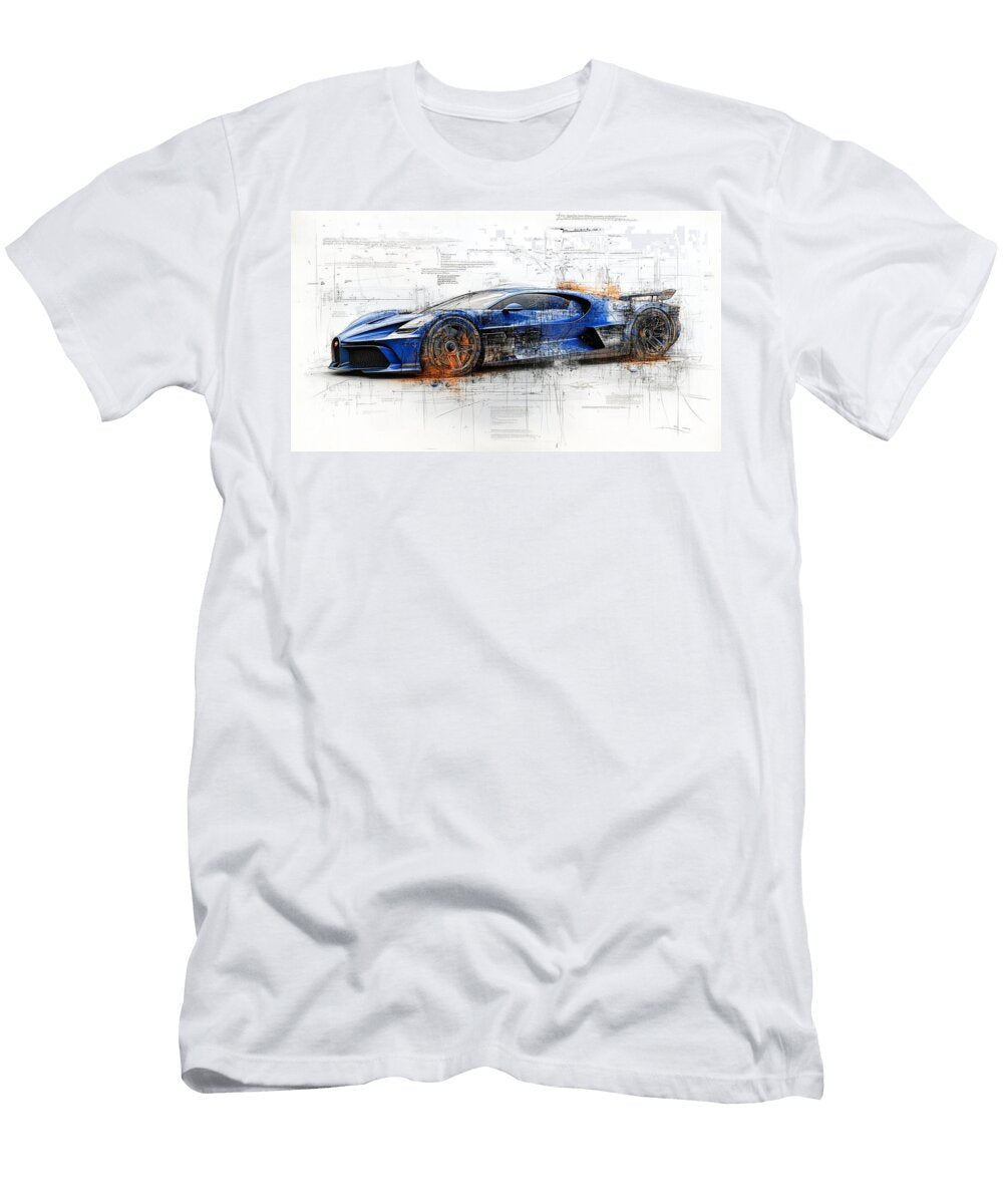 The Bugatti Bolide Motion Codex Frederick Vellani T-Shirt