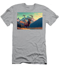 The Bull Elk in a Jack Kirby Style Gentle and By Asar Studios Celestial Images T-Shirt