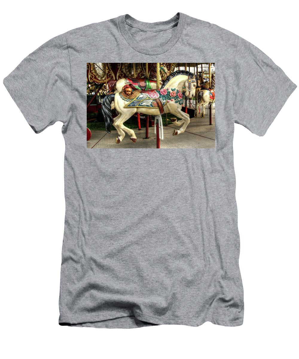 The Carousel Horse Linda Buckman T-Shirt