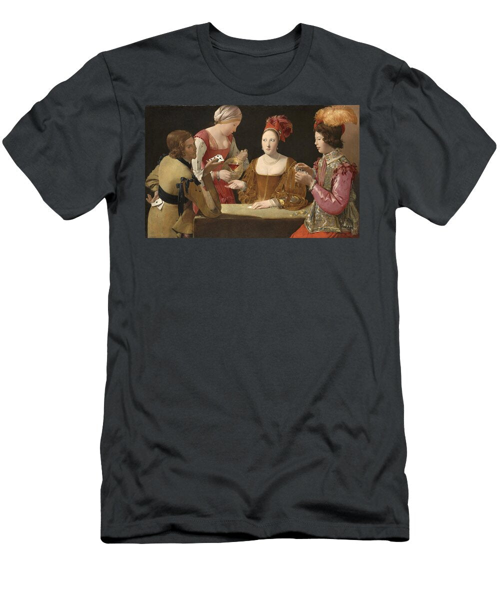The Cheat with the Ace of Clubs Clate Georges De LA Tour Celestial Images T-Shirt