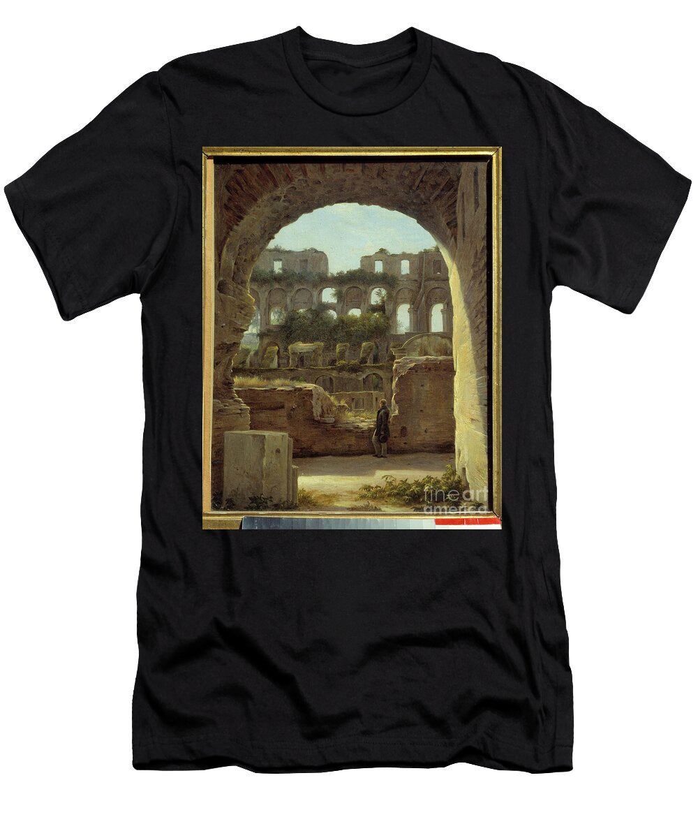The Colisee Landscape of Ruins 1840 Oil on Canvas Nikanor Grigorevich Chernetsov T-Shirt
