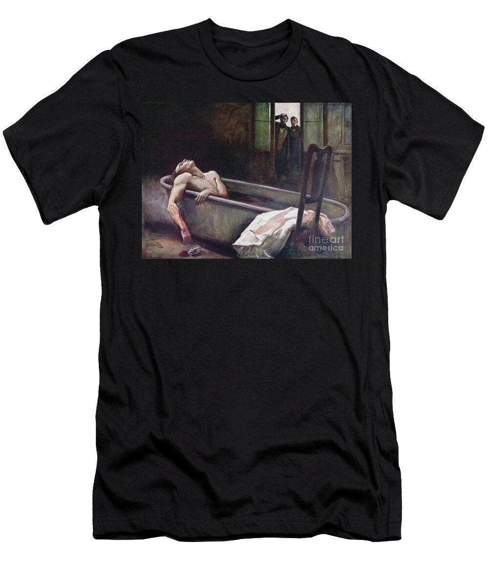 The Death of Horace Wells 1815 48 1908 Cecilio Pla Gallardo T-Shirt