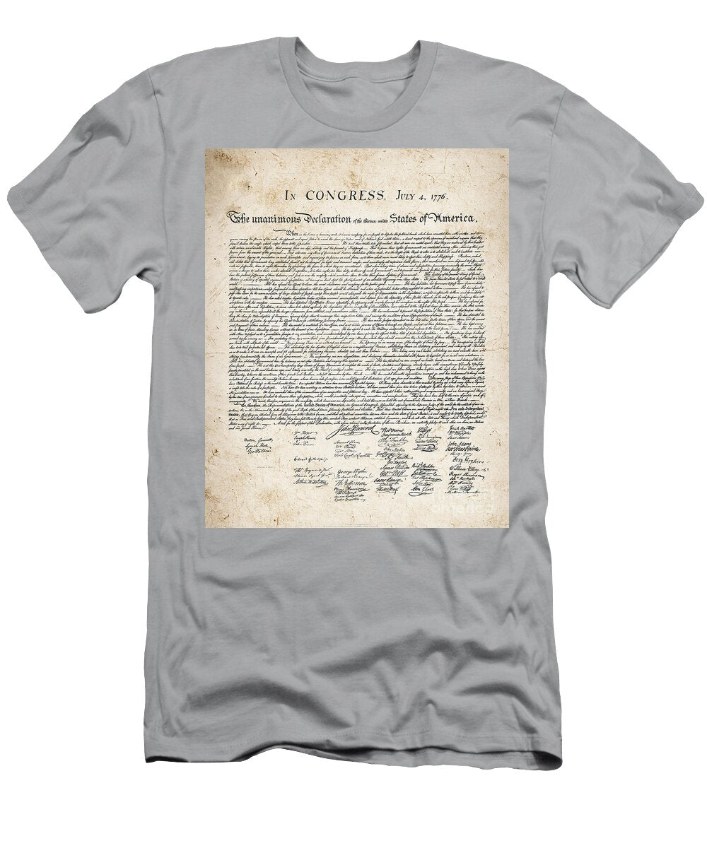 The Declaration of Independence Delphimages Photo Creations T-Shirt