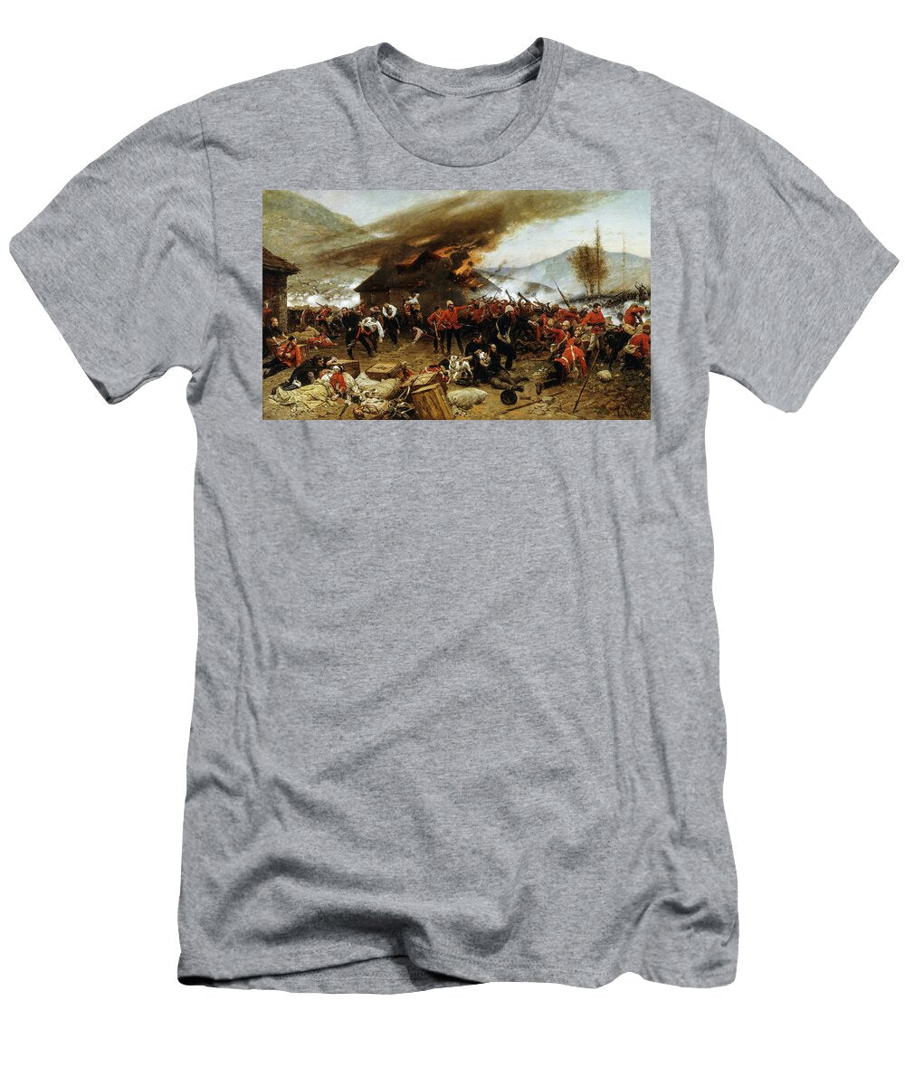 The Defence of Rorkes Drift 1879 1880 Alphonse De Neuville T-Shirt