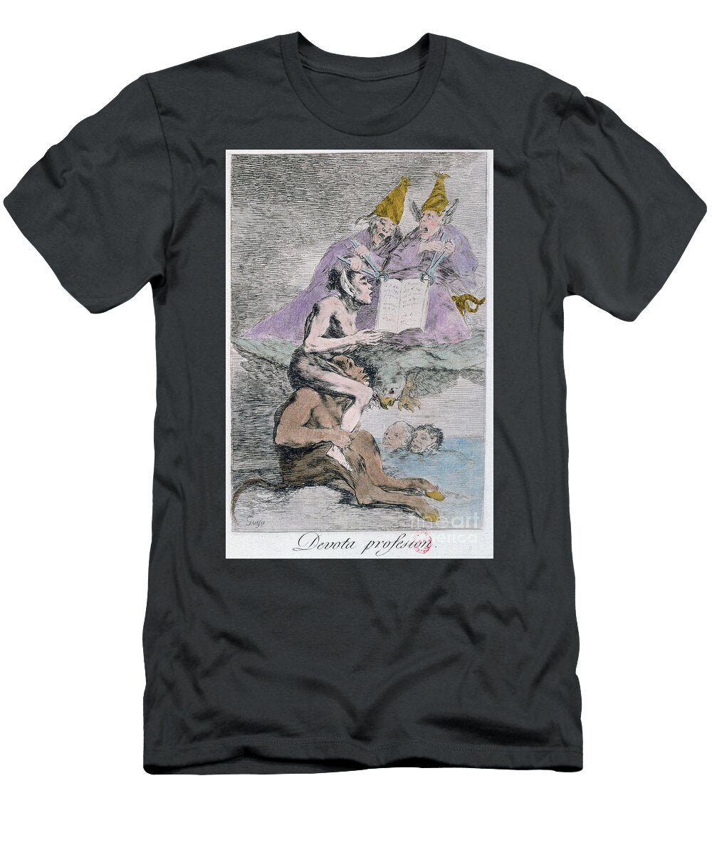 The Devout Profession 70 of Los Caprichoscoloured Etching Francisco Jose De Goya Y Lucientes T-Shirt