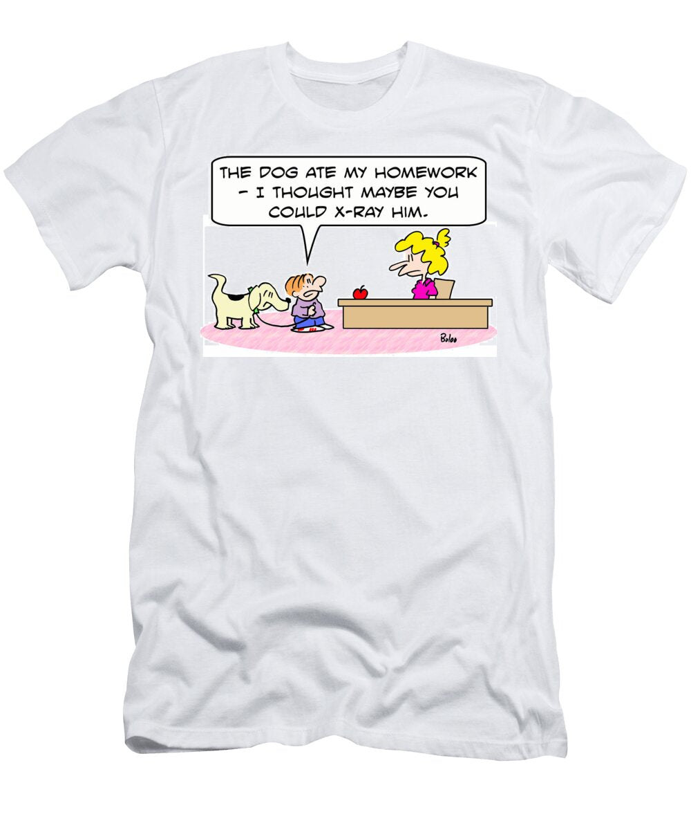 The Dog Ate My Homework I Thought Maybe You Could X Ray Baloo T-Shirt