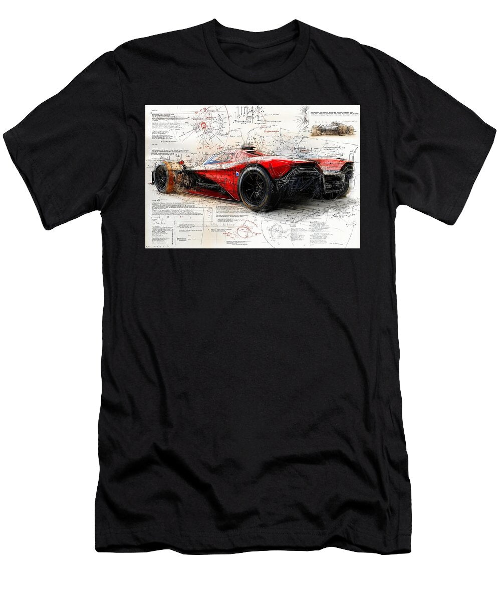 The Downforce Manuscript Frederick Vellani T-Shirt