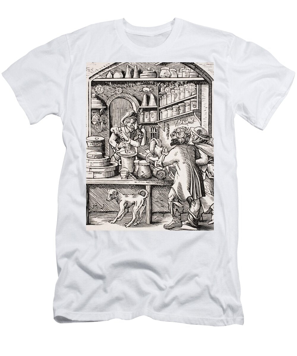 The Druggist 19th Century Reproduction Ken Welsh T-Shirt