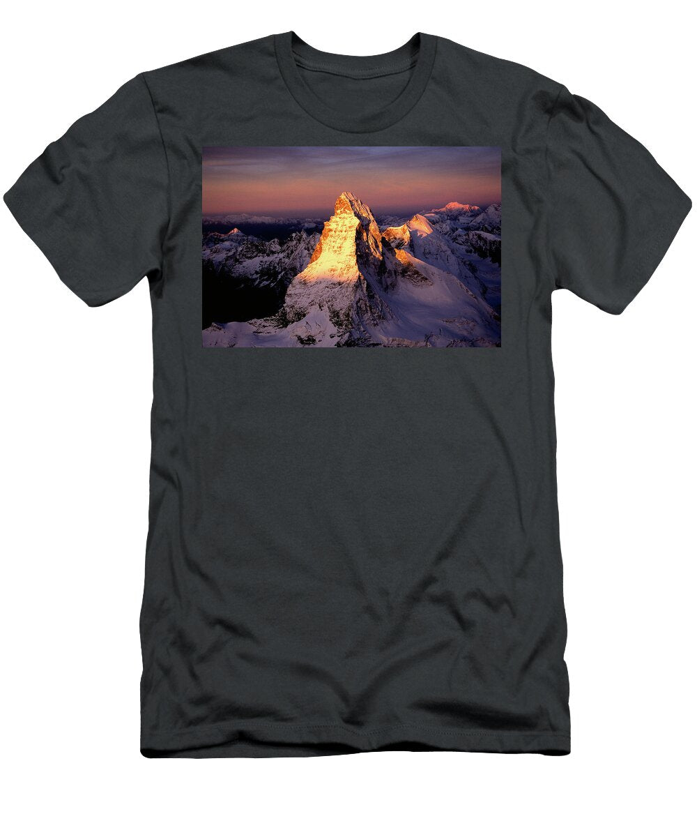 The East Side of the Matterhorn Mario Colonel T-Shirt