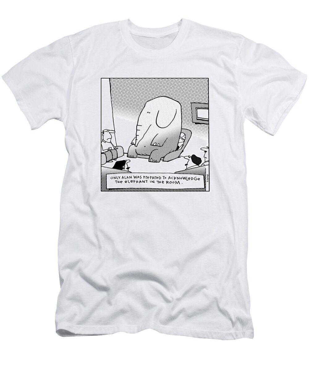 The Elephant in the Room Graham Harrop No Index T-Shirt