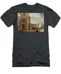 The Entrance to the Musee De Louvre and St Louis Church 1822 Etienne Bouhot T-Shirt