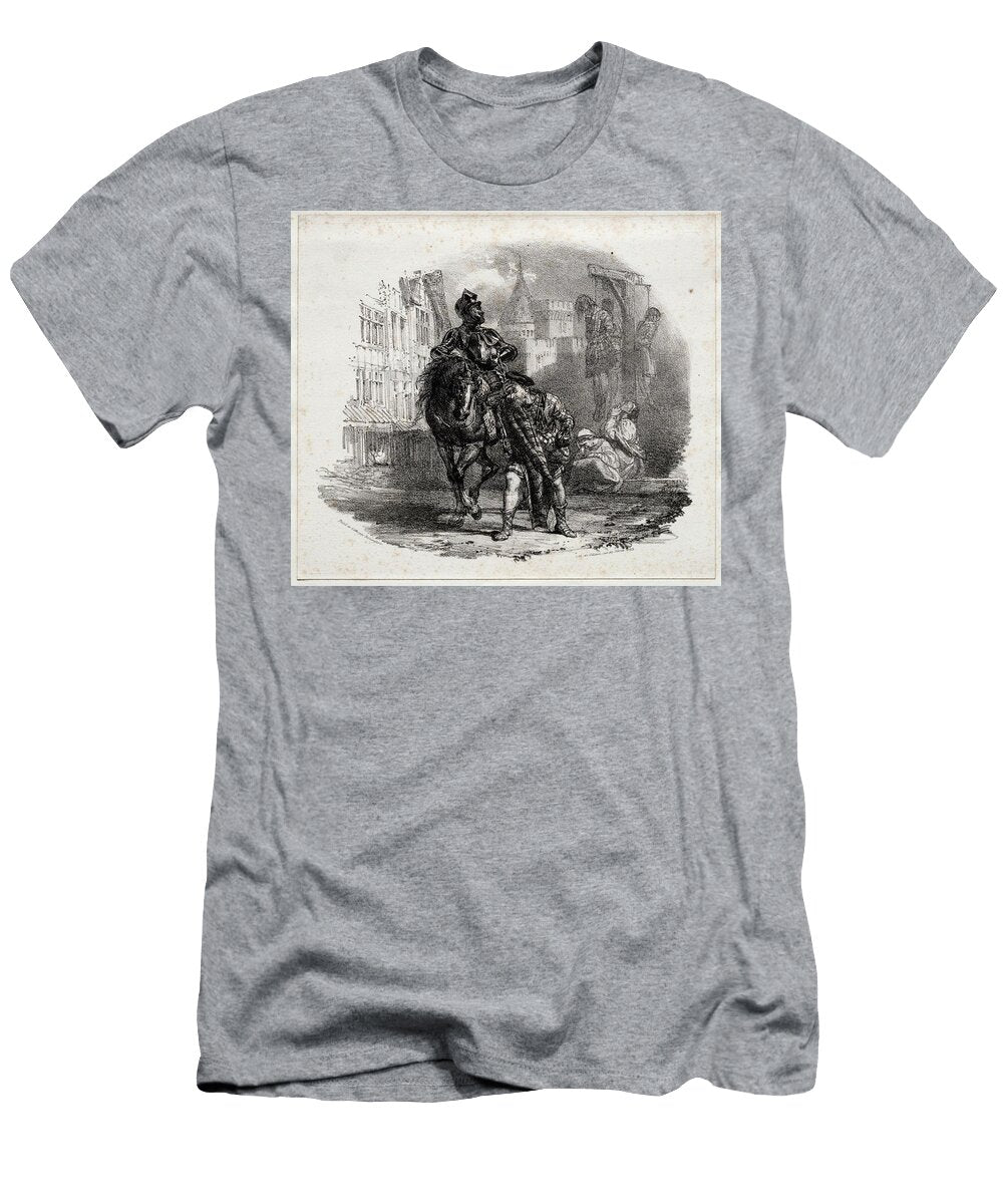 The Escape From Argyle Castle 1826 Richard Parkes Motionage Designs T-Shirt
