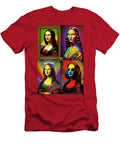 The Evolution of Beauty Five Interpretations of the Mona Lisa Dennis Kirby T-Shirt